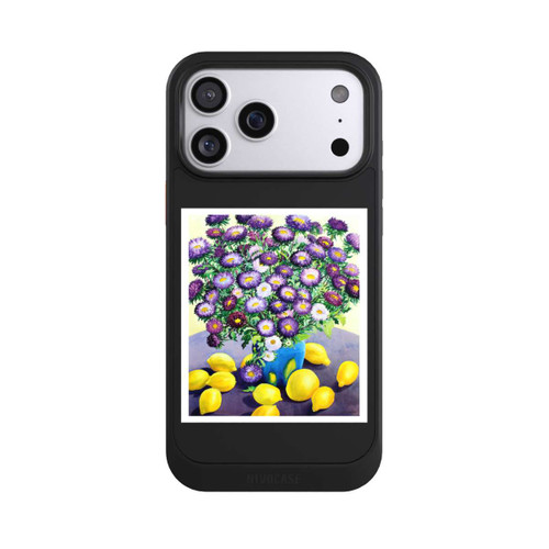 Apple iPhone 17 Pro Max NIVOcore Purple Asters and Lemons by Christopher Ryland