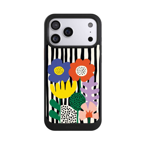 Apple iPhone 17 Pro Max NIVOcore Flowers Striped Background