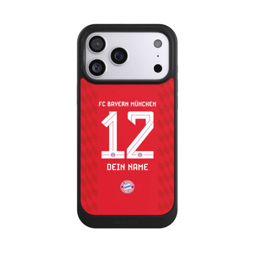 Apple iPhone 17 Pro Max NIVOcore FC Bayern München Trikot Personalisierbar 25-26