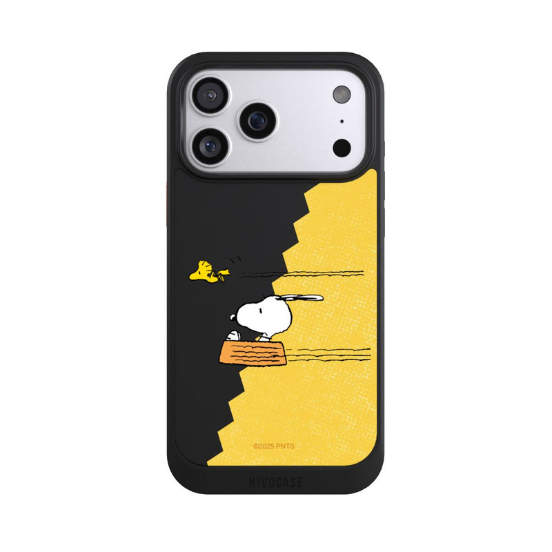 iPhone 17 Pro Max NIVOcore Peanuts-Snoopy und Woodstock Transparent