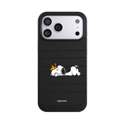 Apple iPhone 17 Pro Max NIVOcore Snoopy Woodstock Streifen Peanuts Transparent