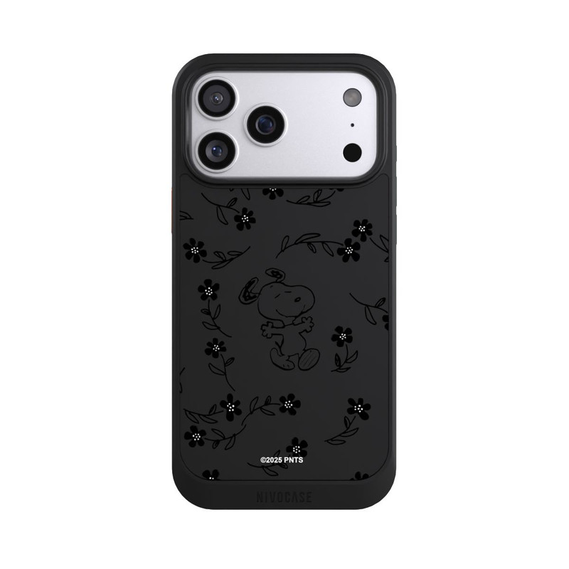 iPhone 17 Pro Max NIVOcore Snoopy und Flowers Transparent