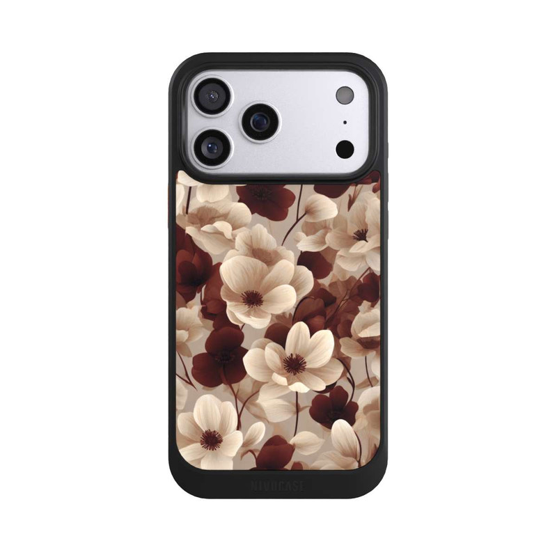 iPhone 17 Pro Max NIVOcore Naturfarbenes Blumenmuster mit KI