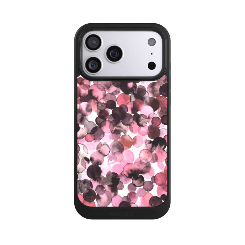 iPhone 17 Pro Max NIVOcore Purple Dots Watercolor