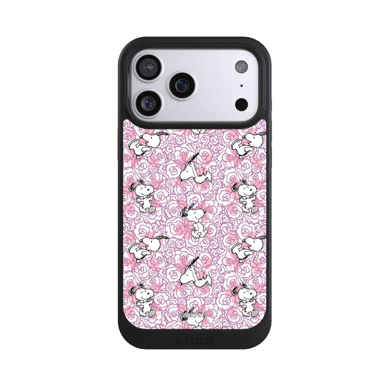 iPhone 17 Pro Max NIVOcore Peanuts Pink Roses Pattern