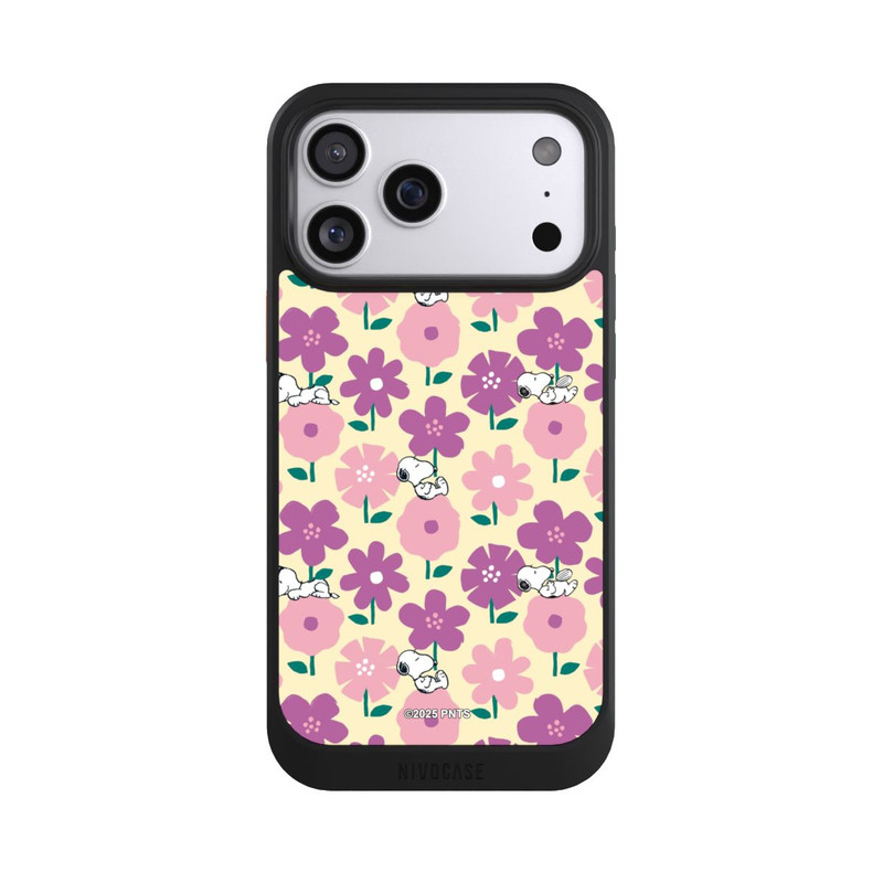 iPhone 17 Pro Max NIVOcore Peanuts Flower Pattern Yellow