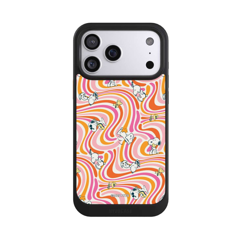 iPhone 17 Pro Max NIVOcore Peanuts Hippie Pattern Orange