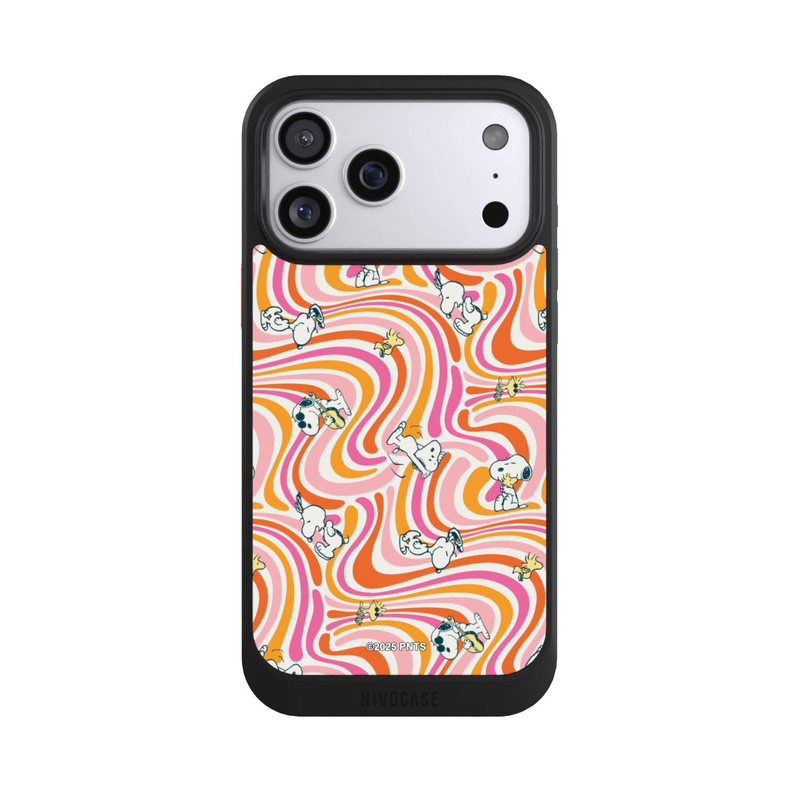 iPhone 17 Pro Max NIVOcore Peanuts Hippie Pattern Orange