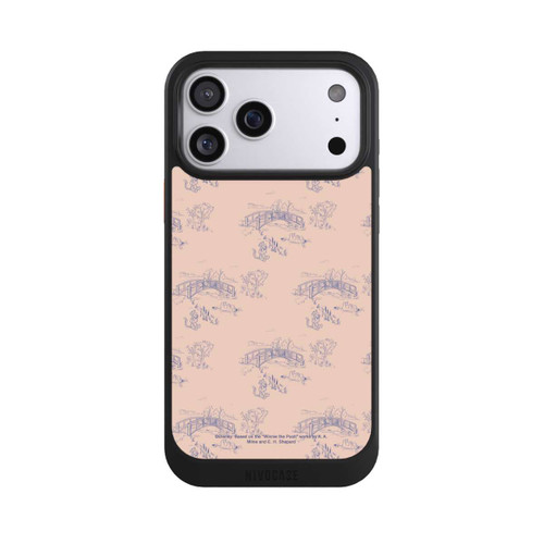 Apple iPhone 17 Pro Max NIVOcore Winnie the Pooh Retro Pattern Bridges Pink