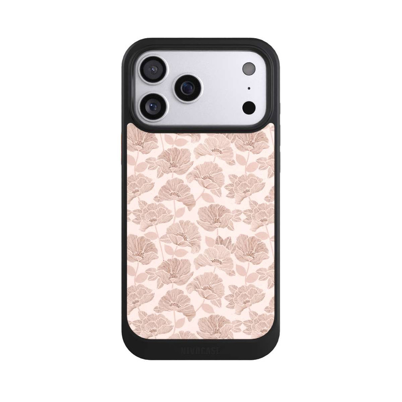 iPhone 17 Pro Max NIVOcore Brown Floral Block
