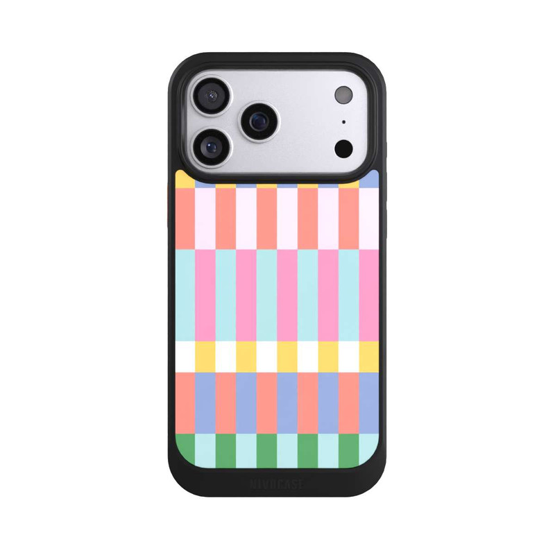 iPhone 17 Pro Max NIVOcore Checked Theme Pastel