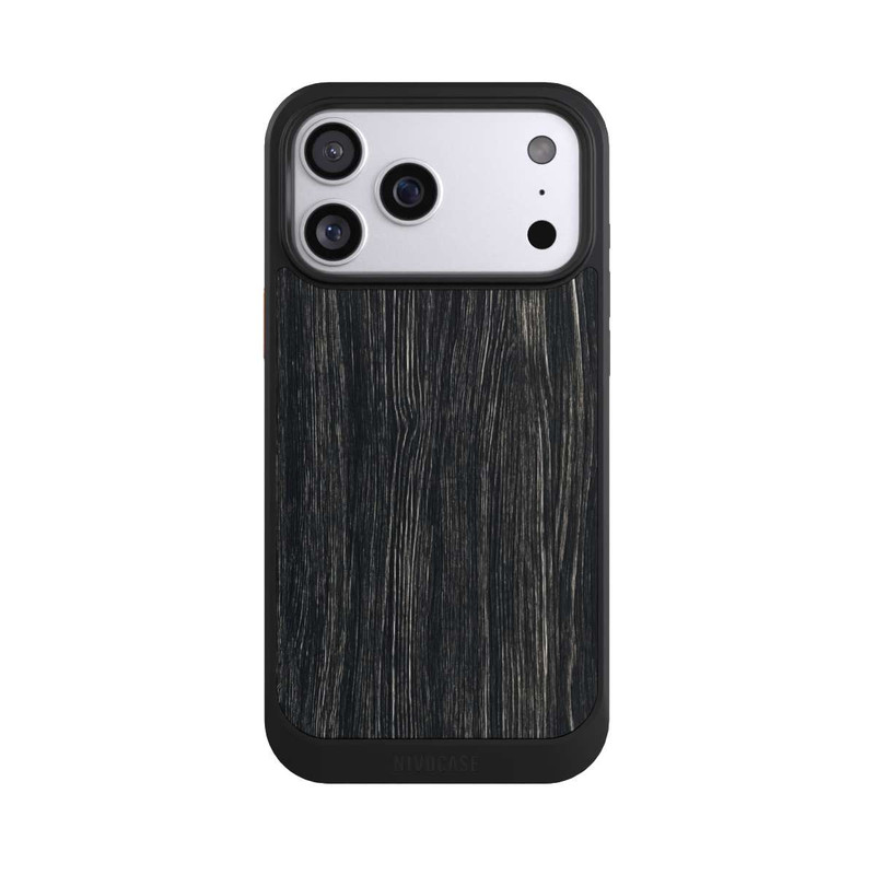 iPhone 17 Pro Max NIVOcore Dunkle Holzstruktur
