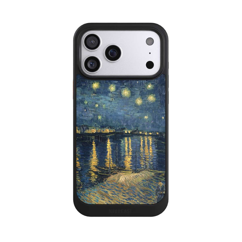 iPhone 17 Pro Max NIVOcore Nuit Étoilée sur le Rhône