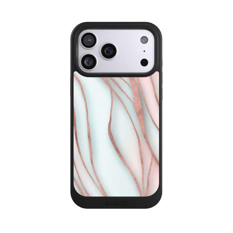 iPhone 17 Pro Max NIVOcore Soft Waves Gold Rose Gold