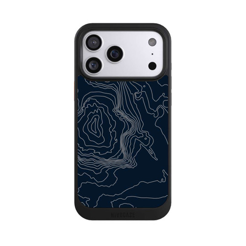 Apple iPhone 17 Pro Max NIVOcore Berg Höhenlinien Dunkel