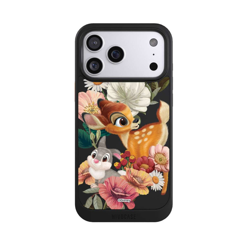 iPhone 17 Pro Max NIVOcore Bambi and Thumper Flowers Transparent