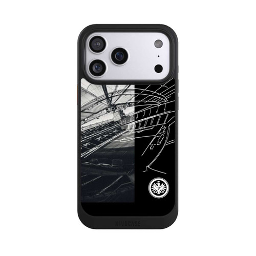Apple iPhone 17 Pro Max NIVOcore Eintracht Frankfurt Stadion Fotoskizze