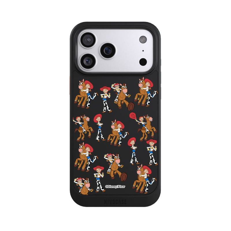 iPhone 17 Pro Max NIVOcore Toy Story 5 Jessie Cowboy Pattern Transparent
