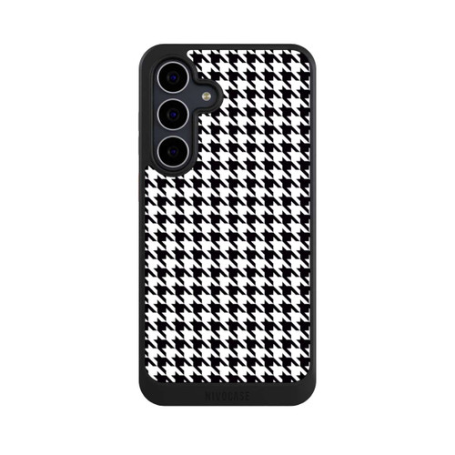 Samsung Galaxy S25 FE NIVOcore Houndstooth black-white