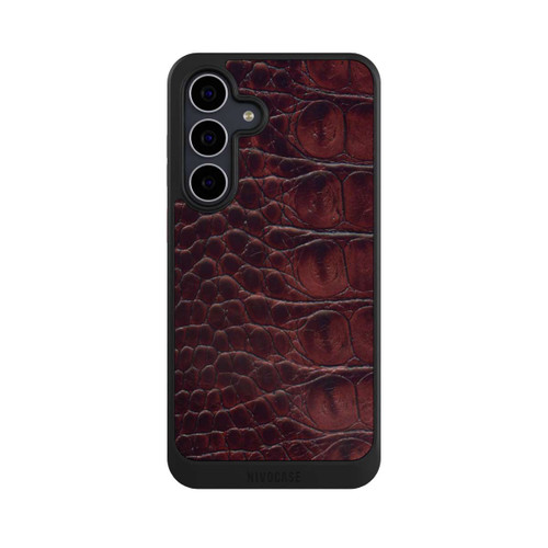 Samsung Galaxy S25 FE NIVOcore Cuir de Crocodile
