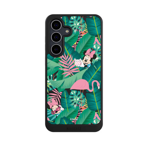 Samsung Galaxy S25 FE NIVOcore Minnie Summer Palmblätter ohne Hintergrund