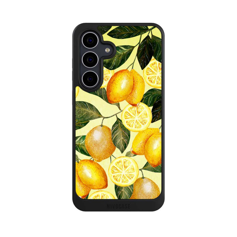Galaxy S25 FE NIVOcore Gelber Sommer mit Zitronen