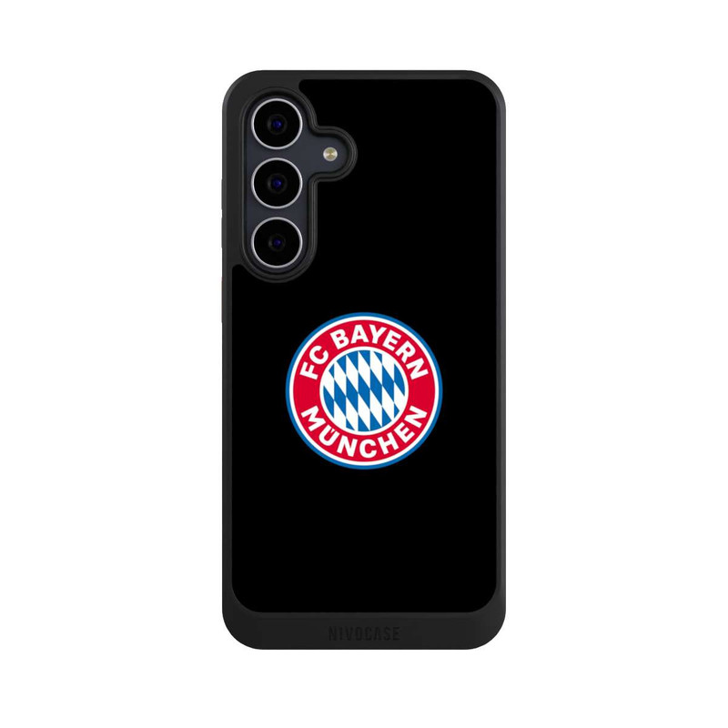 Galaxy S25 FE NIVOcore FCB Logo auf Schwarz
