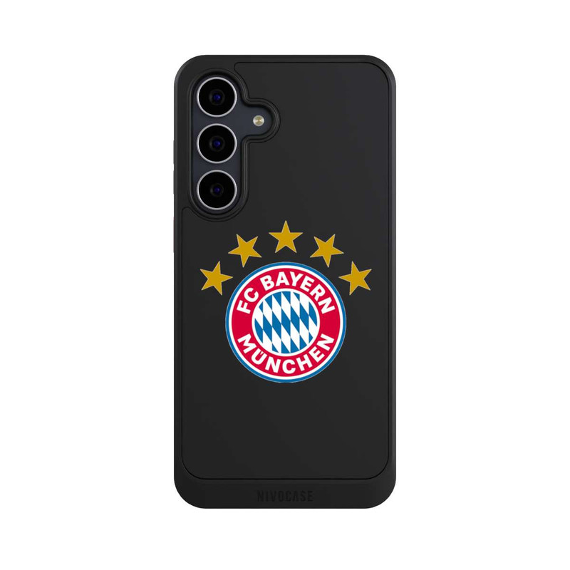 Galaxy S25 FE NIVOcore FCB Logo with stars - transparent