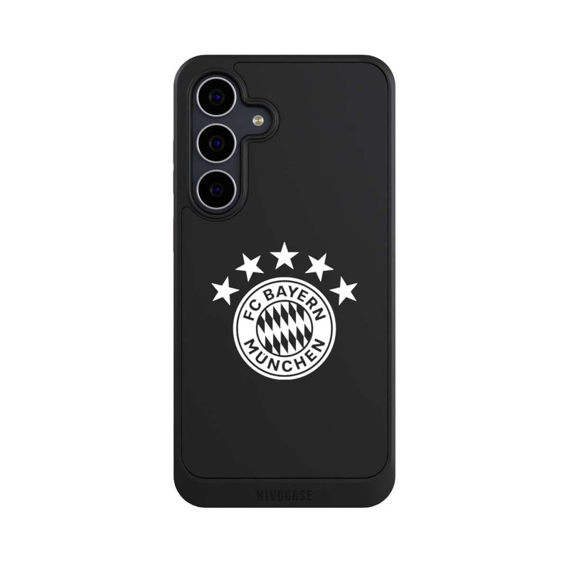 Galaxy S25 FE NIVOcore FCB Logo plain with stars - transparent