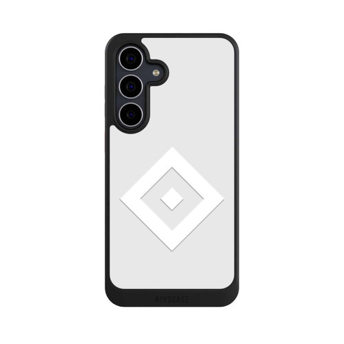 Samsung Galaxy S25 FE NIVOcore Rauten Logo auf HSV Grau