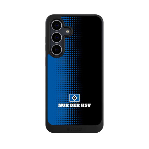 Samsung Galaxy S25 FE NIVOcore Nur der HSV - Rautenraster Schwarz