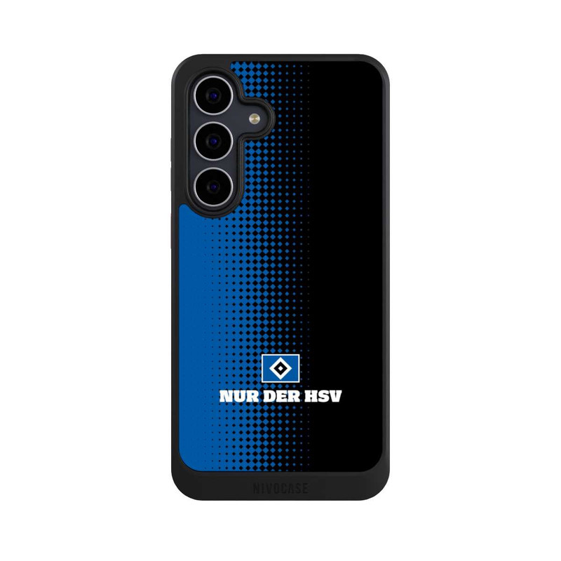 Galaxy S25 FE NIVOcore Nur der HSV - Rautenraster Schwarz
