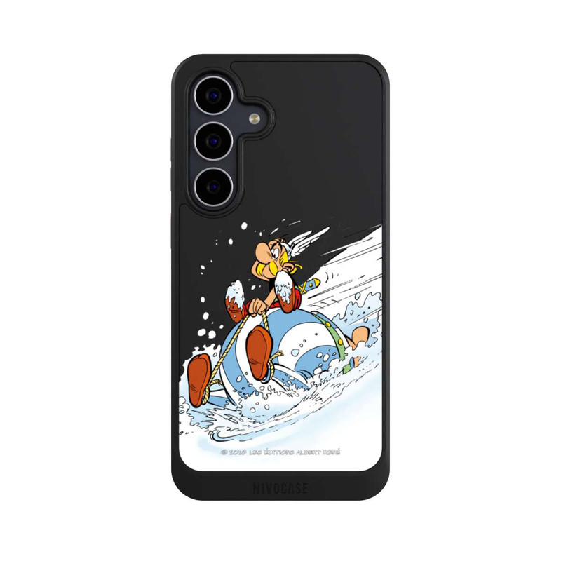Galaxy S25 FE NIVOcore Asterix & Obelix Schlitten Transparent