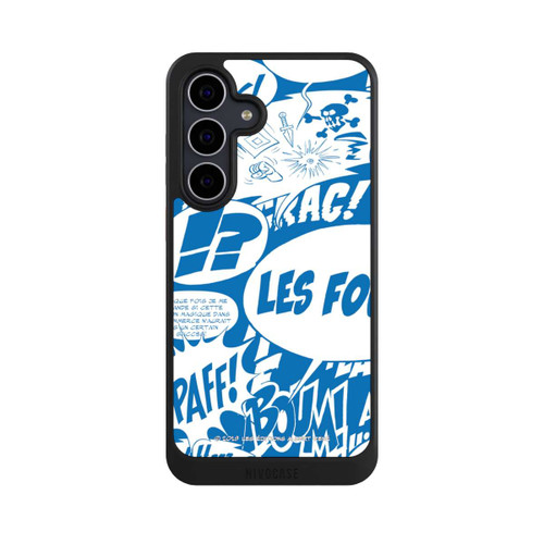 Samsung Galaxy S25 FE NIVOcore Sprechblasen Asterix Blau