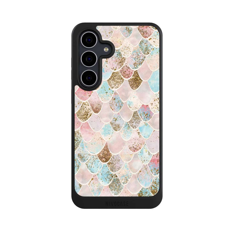 Galaxy S25 FE NIVOcore Glitzer Look Meerjungfrau Muster