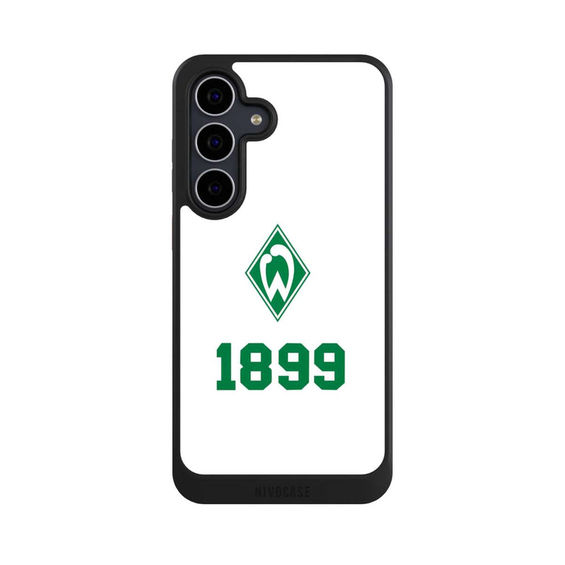 Galaxy S25 FE NIVOcore 1899 Grün-Weiß Lebenslang Weiss - Werder Bremen