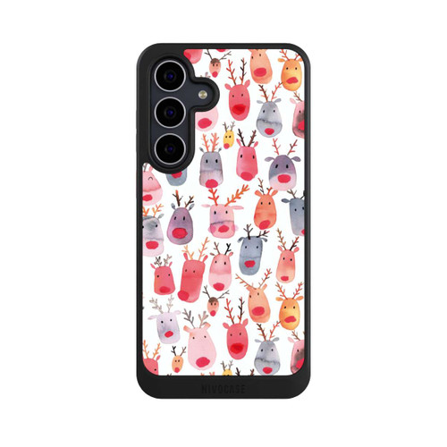 Samsung Galaxy S25 FE NIVOcore  Niedliches Rentieraquarell