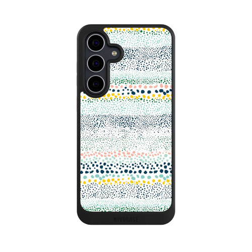 Samsung Galaxy S25 FE NIVOcore Kleine Punkte, strukturiertes Weiß