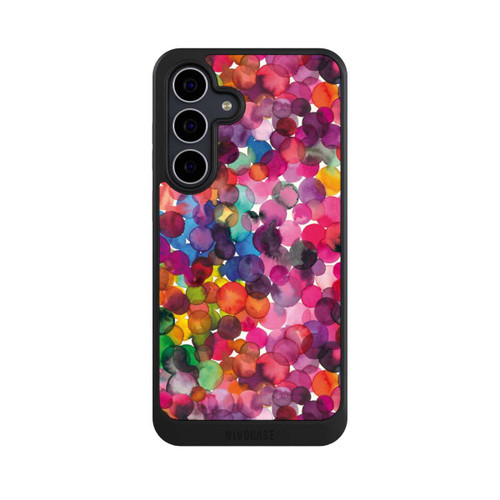Samsung Galaxy S25 FE NIVOcore Überlappende Aquarellpunkte