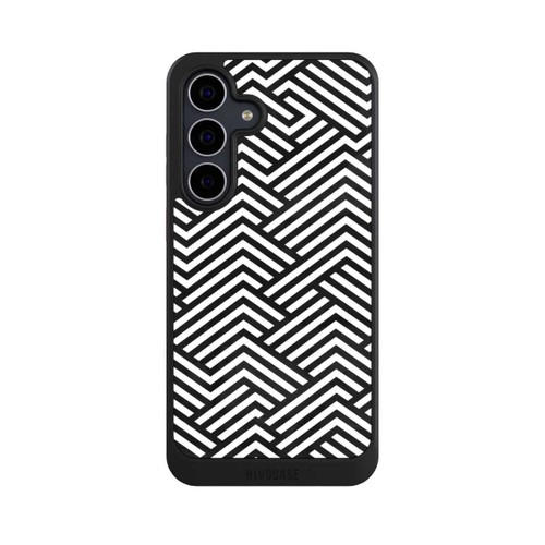 Samsung Galaxy S25 FE NIVOcore Black and White ZigZag