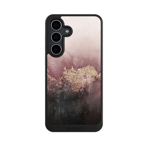 Samsung Galaxy S25 FE NIVOcore Rosa Himmelsstaub Golddruck