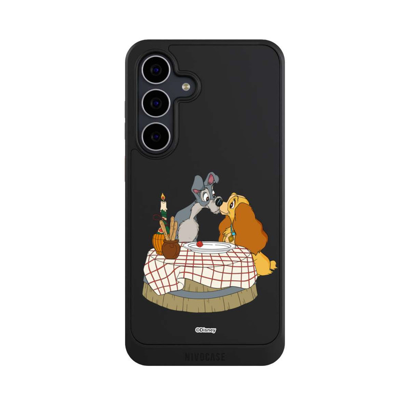 Galaxy S25 FE NIVOcore La Belle et la Bête Bisous Transparent