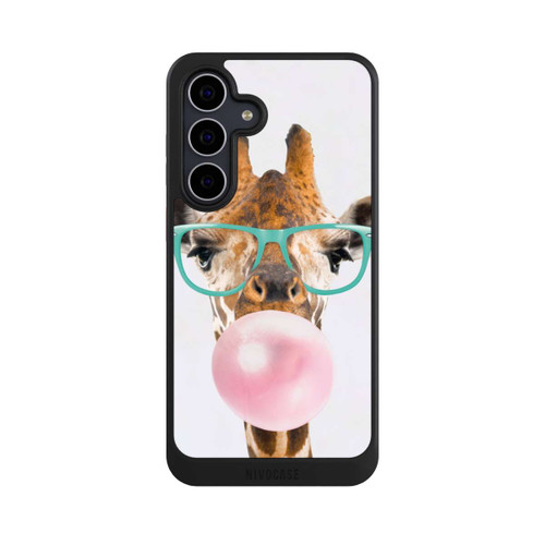 Samsung Galaxy S25 FE NIVOcore Giraffe mit Kaugummi