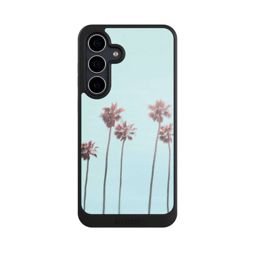 Samsung Galaxy S25 FE NIVOcore Hellrosa Strandpalme Paradies