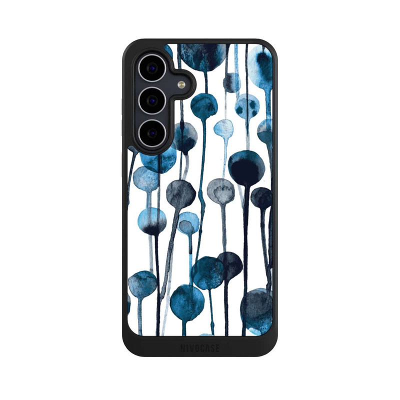 Galaxy S25 FE NIVOcore Tropfende Punkte blau