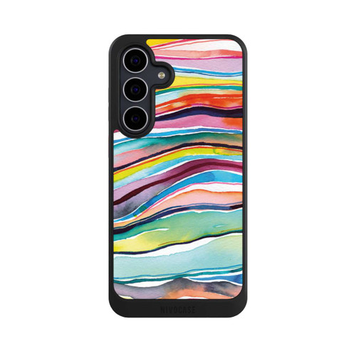 Samsung Galaxy S25 FE NIVOcore Aquarell Achatschichten