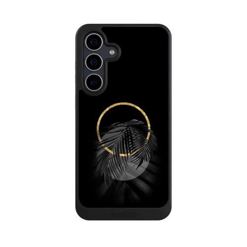 Samsung Galaxy S25 FE NIVOcore tropische Blätter schwarz