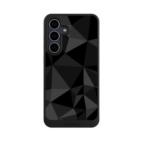 Samsung Galaxy S25 FE NIVOcore Polygon Pattern Black