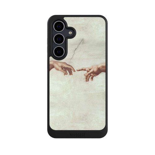 Samsung Galaxy S25 FE NIVOcore Hands of God and Adam by Michelangelo Buonarroti