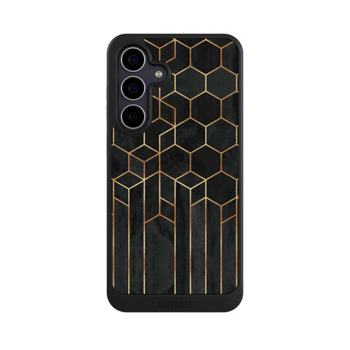 Samsung Galaxy S25 FE NIVOcore Schwarze Sechsecke